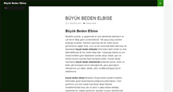 Desktop Screenshot of buyukbedenelbise.net