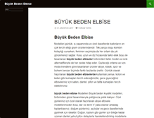 Tablet Screenshot of buyukbedenelbise.net